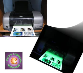 Glow in the Dark Photo Paper | Glow in the Dark | Pete's Luminous Creations