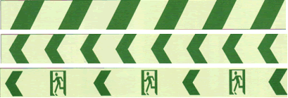 Glow in the Dark Route Markers