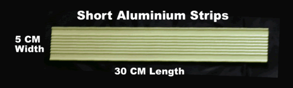 Glow in the Dark Short Aluminum Plates