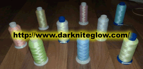 Glow in the Dark EmbroideryThread