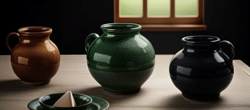 Ceramic glaze pots